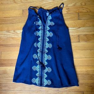 Navy blue Market & Spruce Sleeveless Top